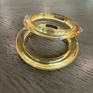 Pair of Miriam Salat Citrine Bangles